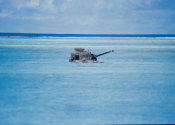 Wilcommen, No. 0054 Tank in the Saipan Lagoon